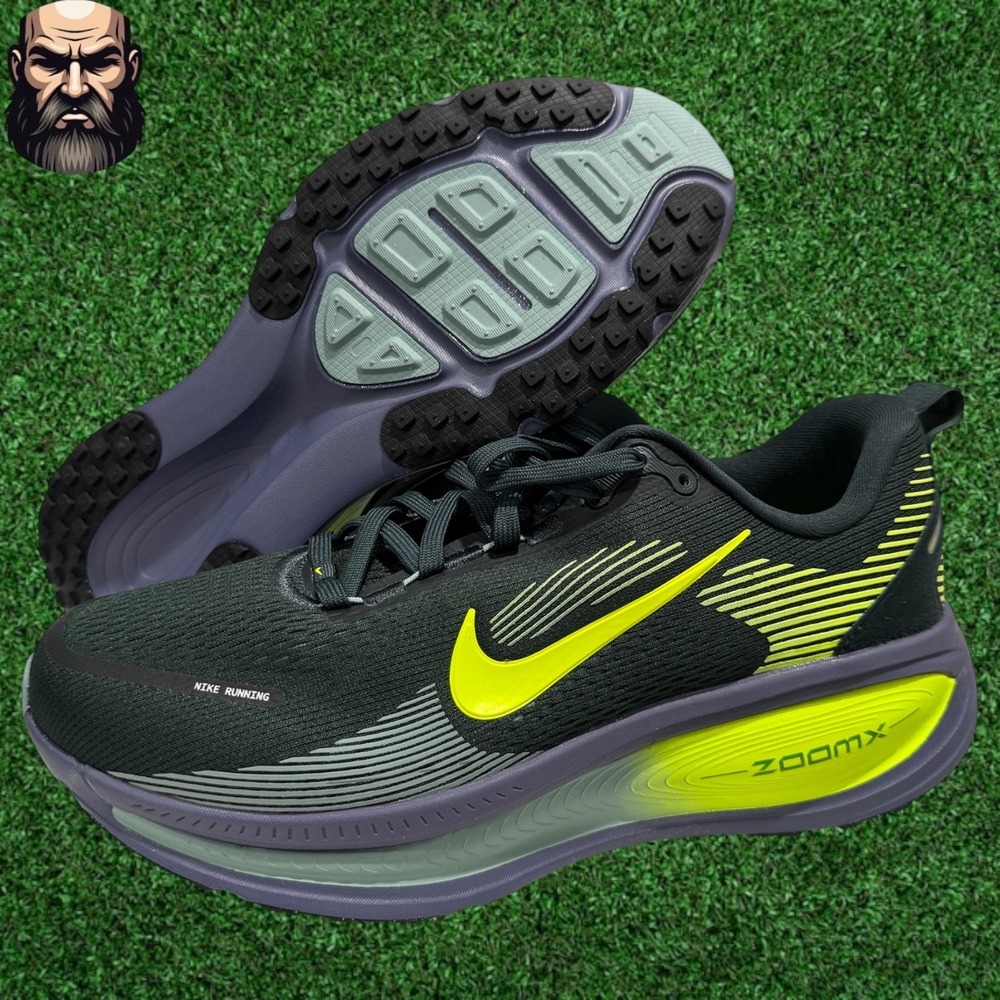 Nike Zoom Vomero 18 Green Volt Grey IF0514-300 Running Shoes Men's Size 10 Wide